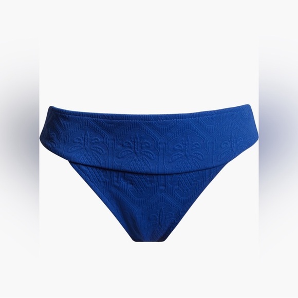 Set - Farm Rio Blue Pineapple Matelasse Bikini - Picture 10 of 11